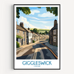 Giggleswick Vintage Style Print
