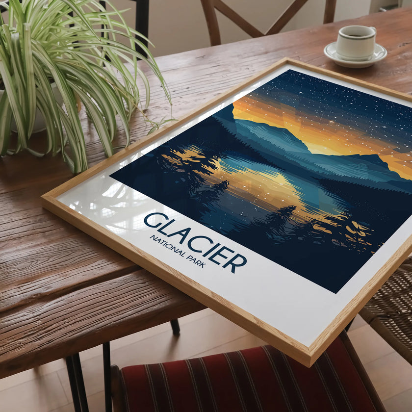 Glacier Destination Art Gift