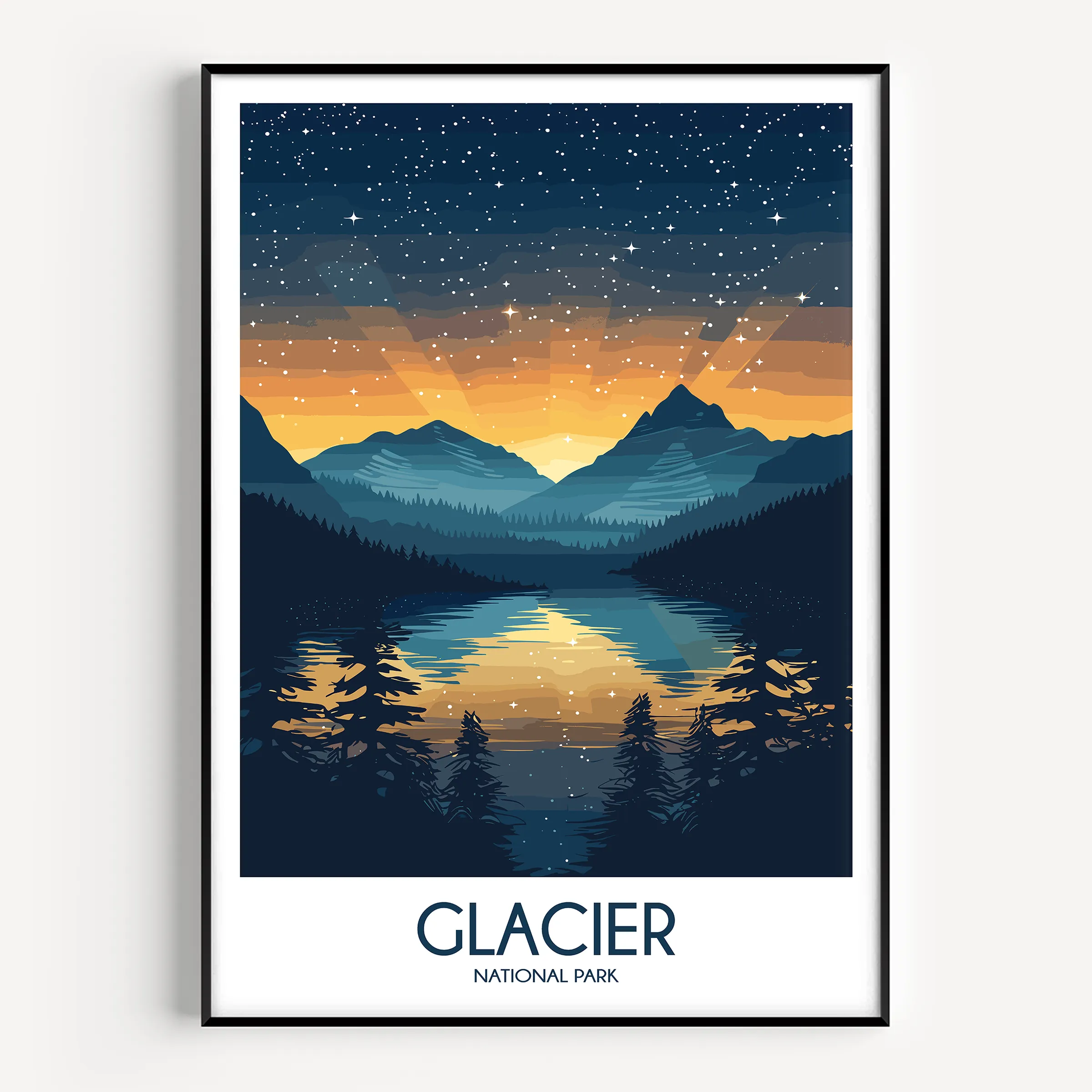 Glacier Gallery Quality Print