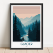 Glacier National Park Travel Memory Gift