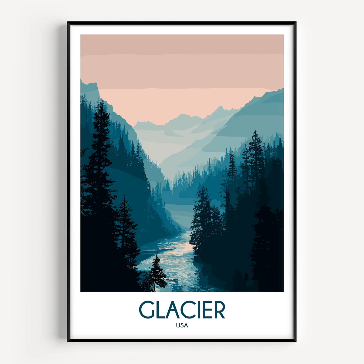 Glacier National Park Travel Memory Gift