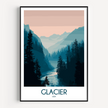 Glacier National Park Travel Memory Gift