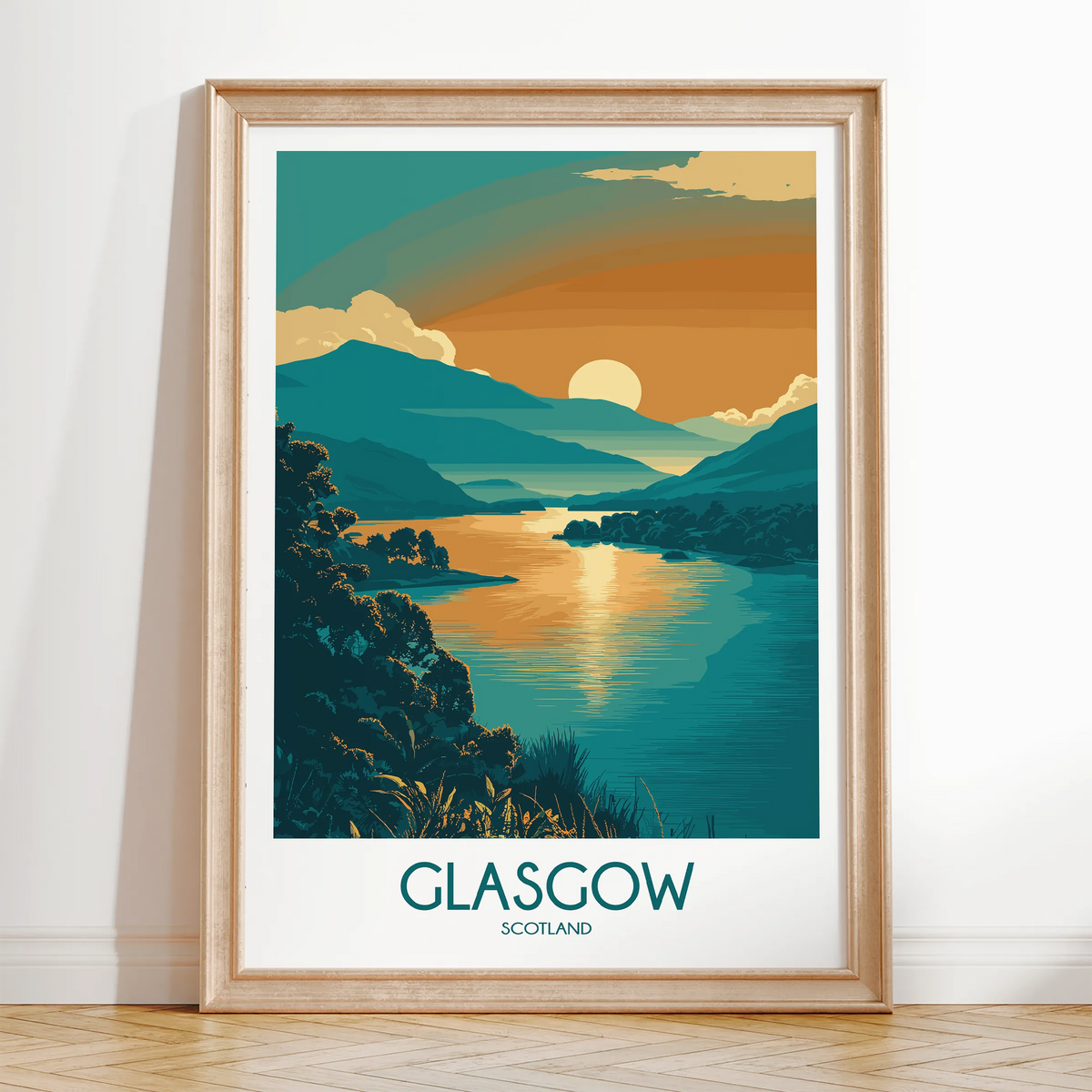 Glasgow Minimalist Wall Art