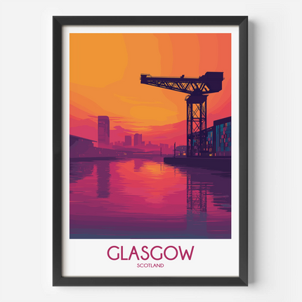 Glasgow Minimalist Wall Art