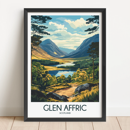 Glen Affric Destination Art Gift