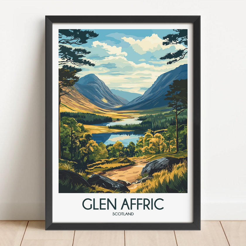 Glen Affric Destination Art Gift