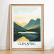 Glen Affric Modern Travel Poster