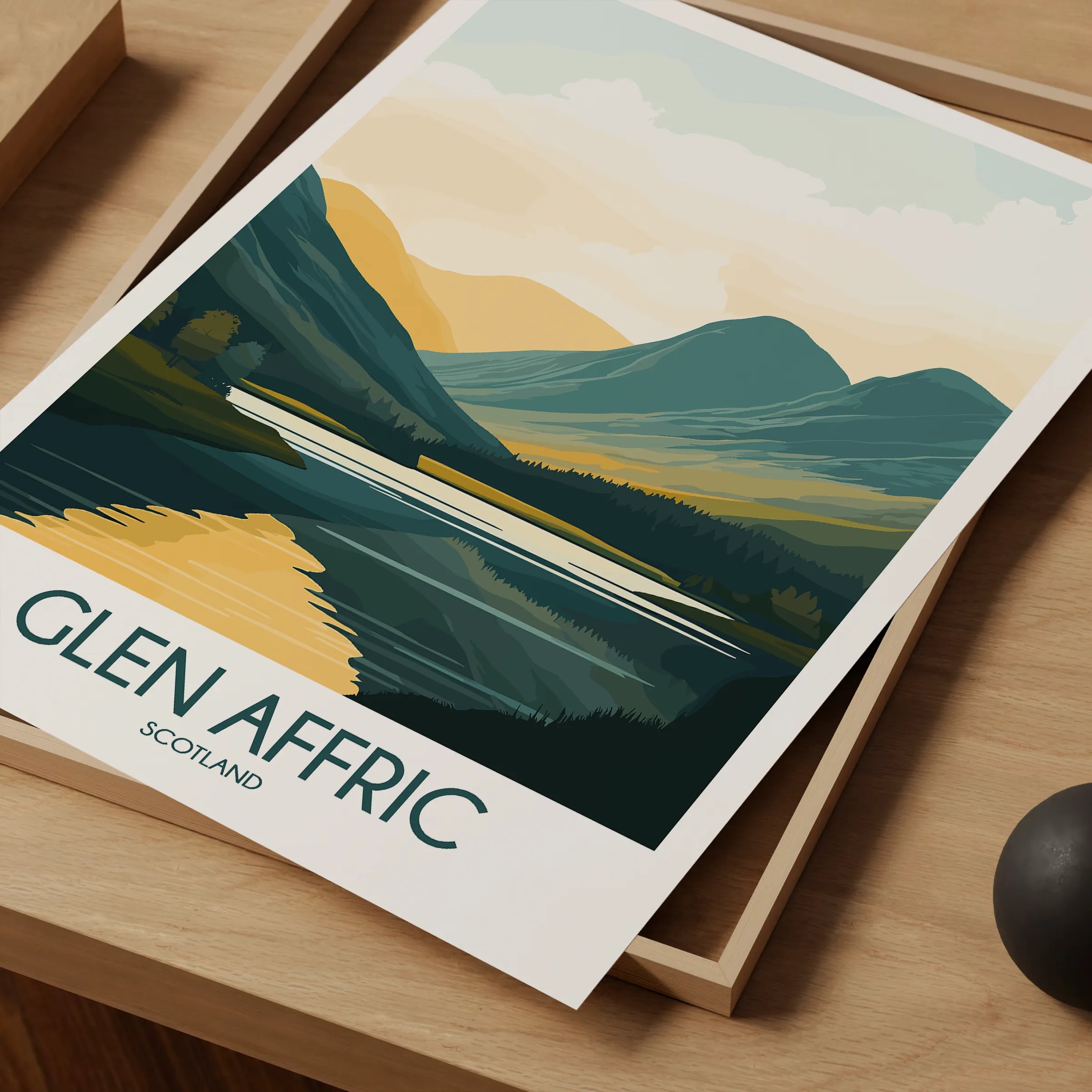 Glen Affric Scenic Landscape Art