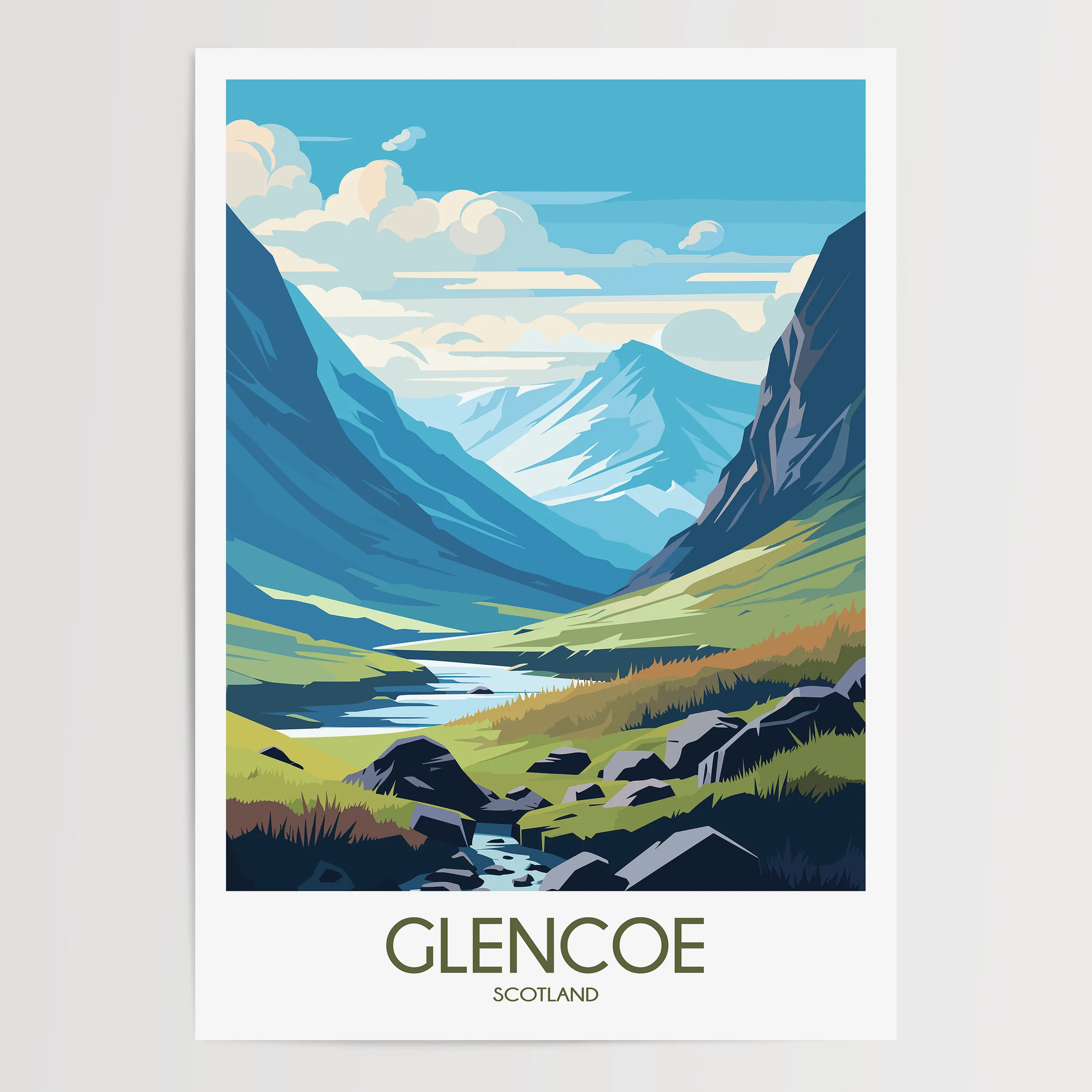 Glencoe Destination Art Gift