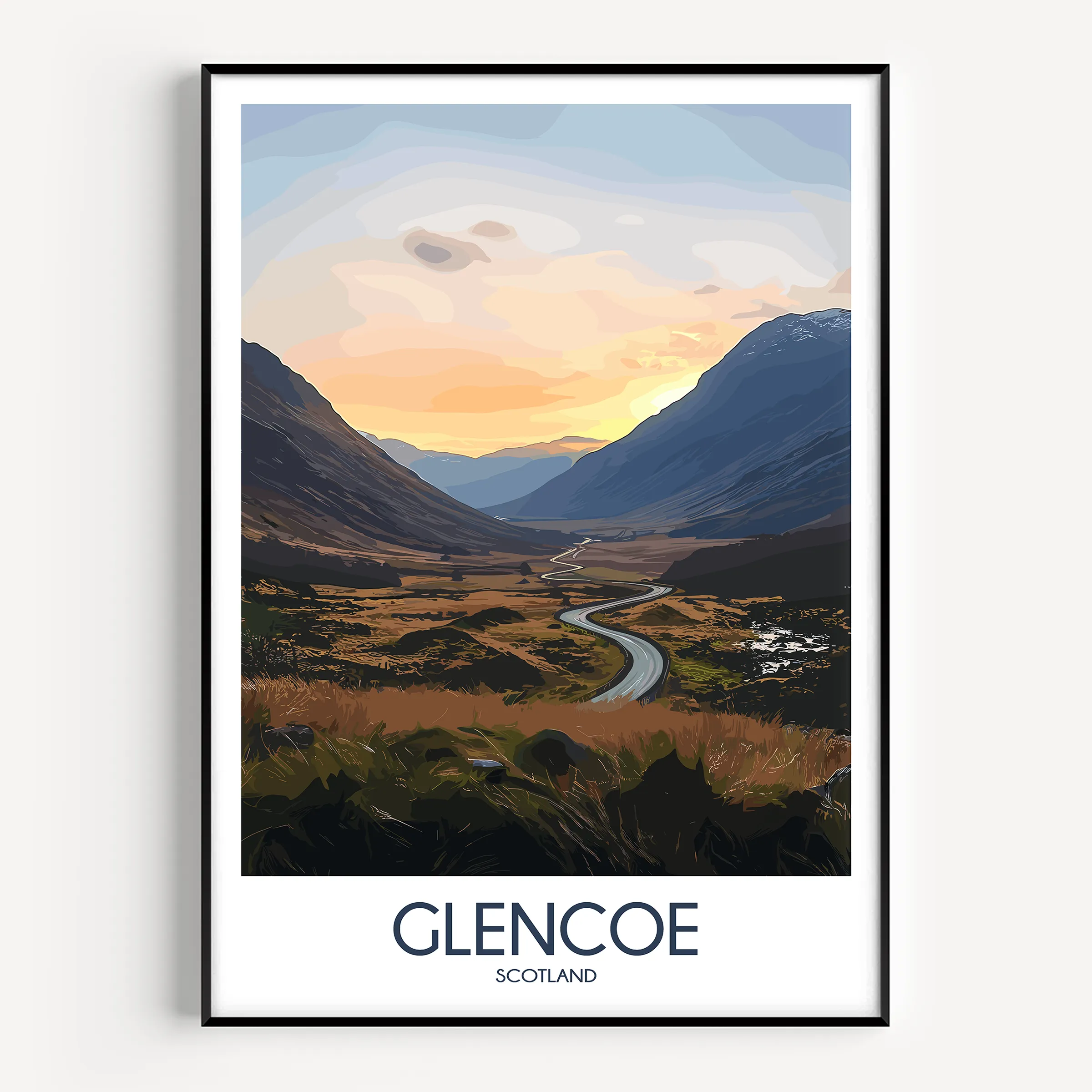 Glencoe Minimalist Wall Art