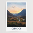 Glencoe Retro Travel Illustration
