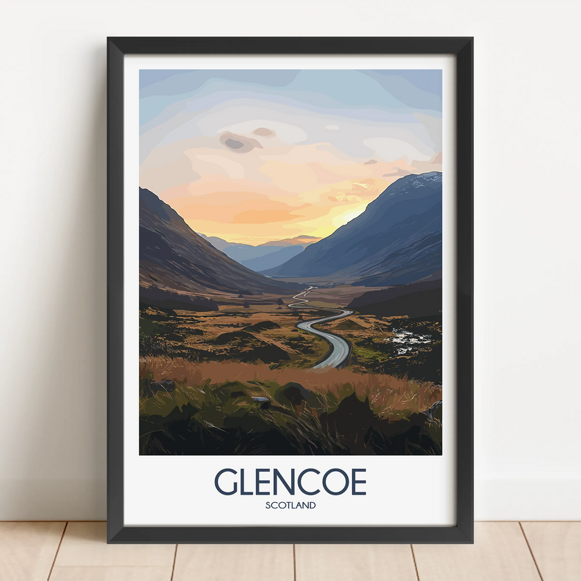 Glencoe Scenic Landscape Art