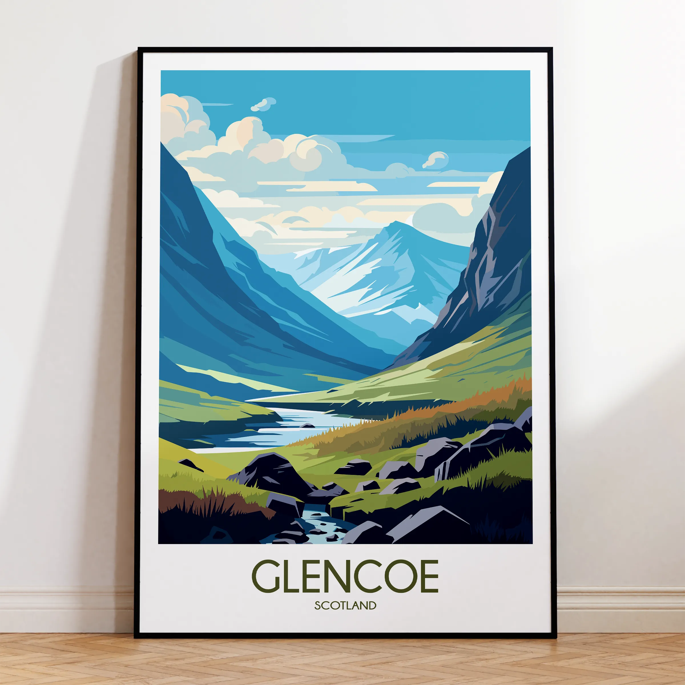 Glencoe Scenic Landscape Art