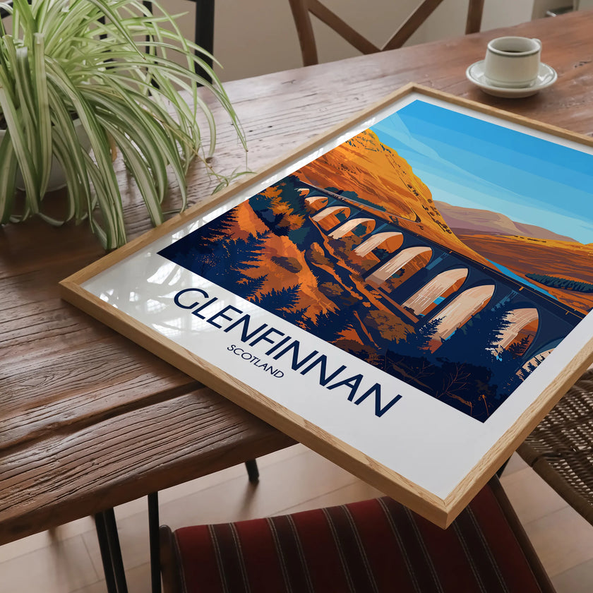 Glenfinnan Modern Travel Poster