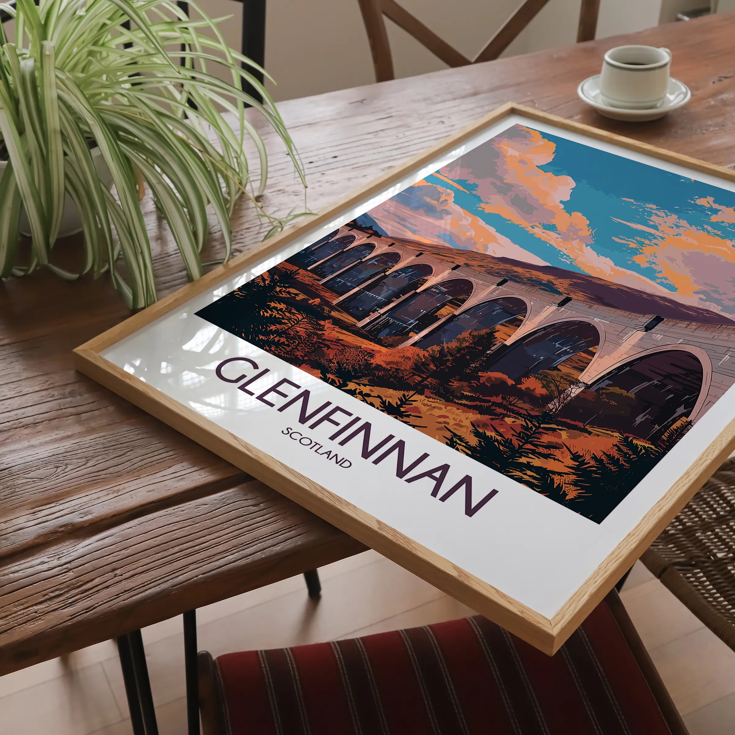 Glenfinnan Modern Travel Poster