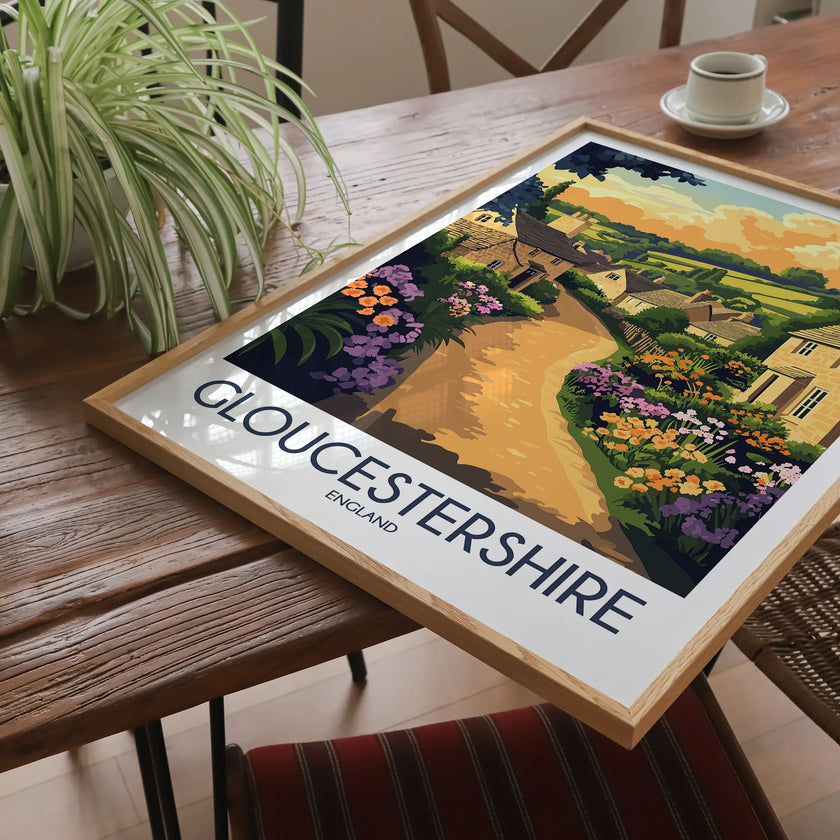 Gloucestershire Destination Art Gift