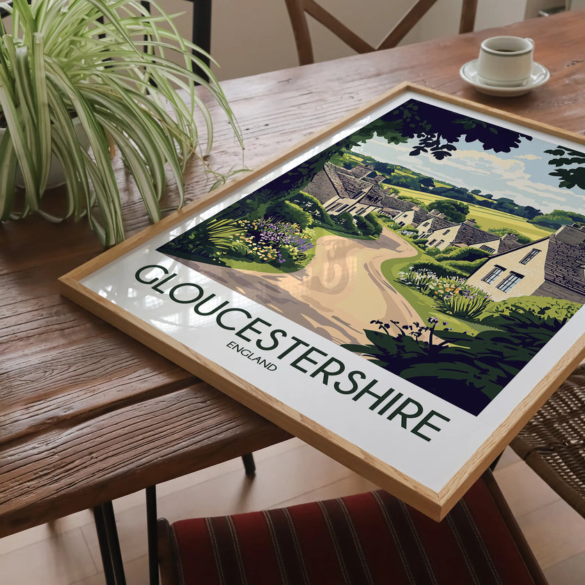 Gloucestershire Destination Art Gift