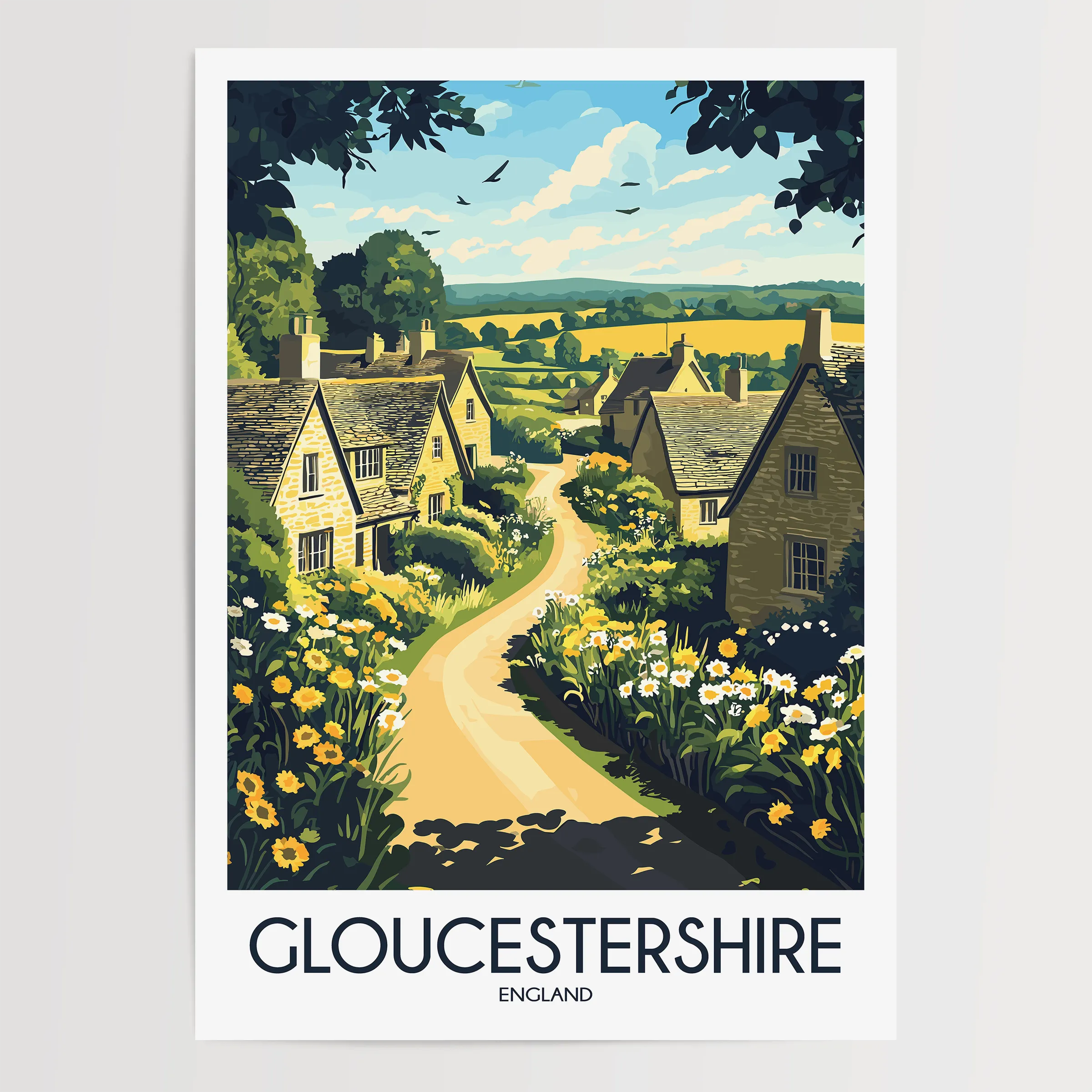 Gloucestershire Gallery Quality Print