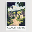 Gloucestershire Minimalist Wall Art