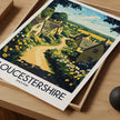Gloucestershire Modern Travel Poster