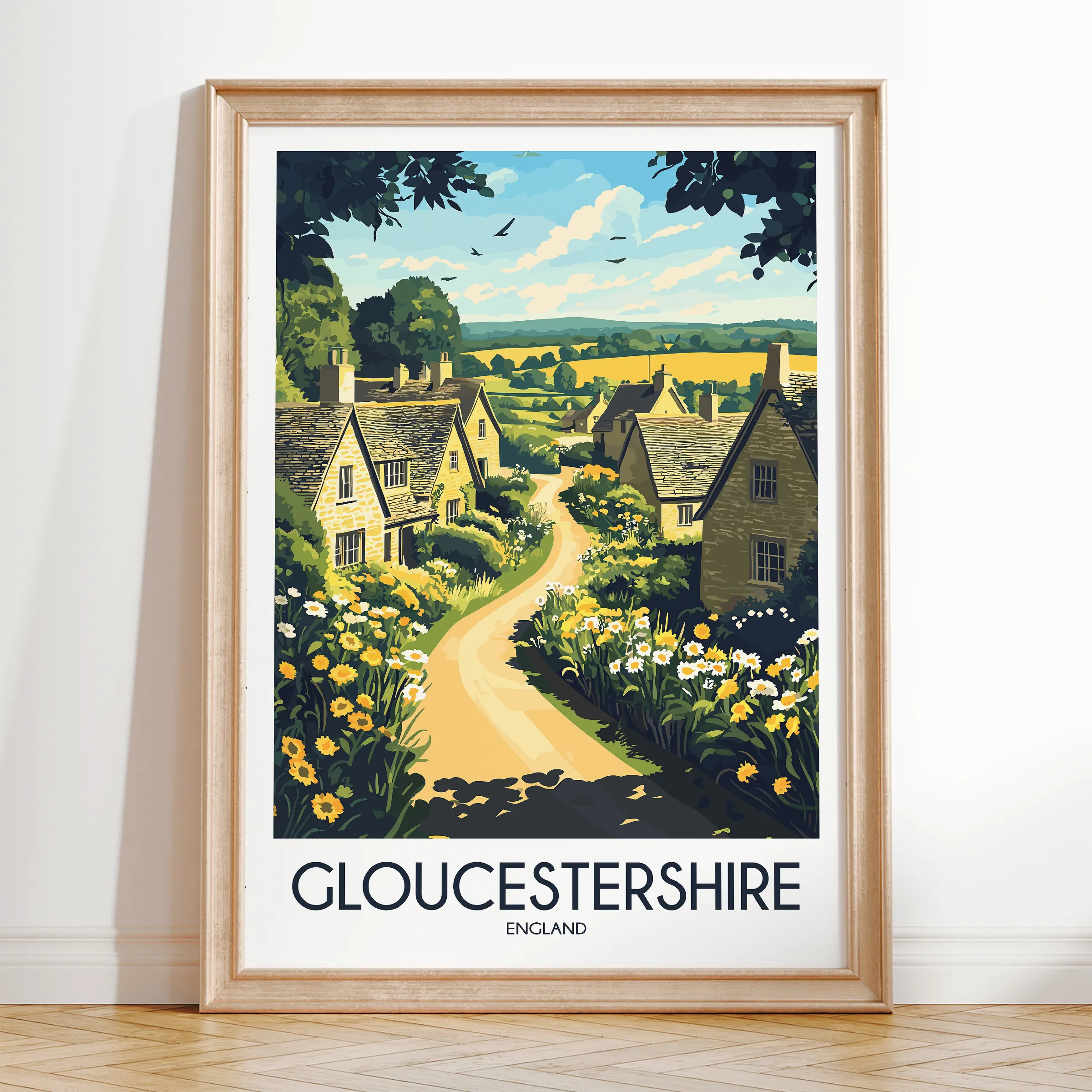 Gloucestershire Scenic Landscape Art