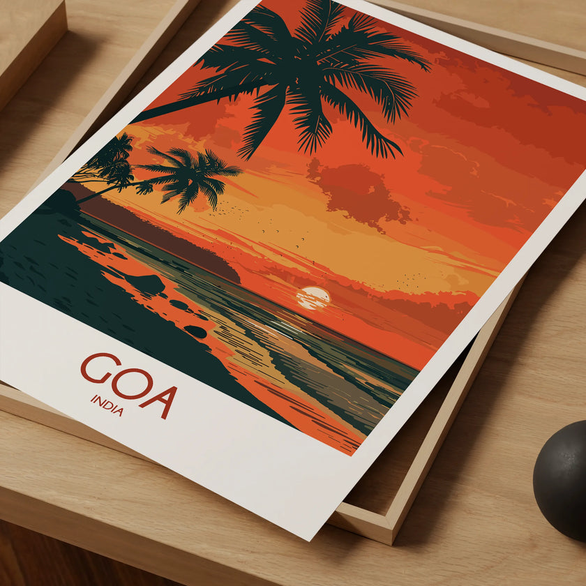 Goa Modern Travel Poster