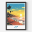 Goa Modern Travel Poster