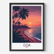 Goa Modern Travel Poster