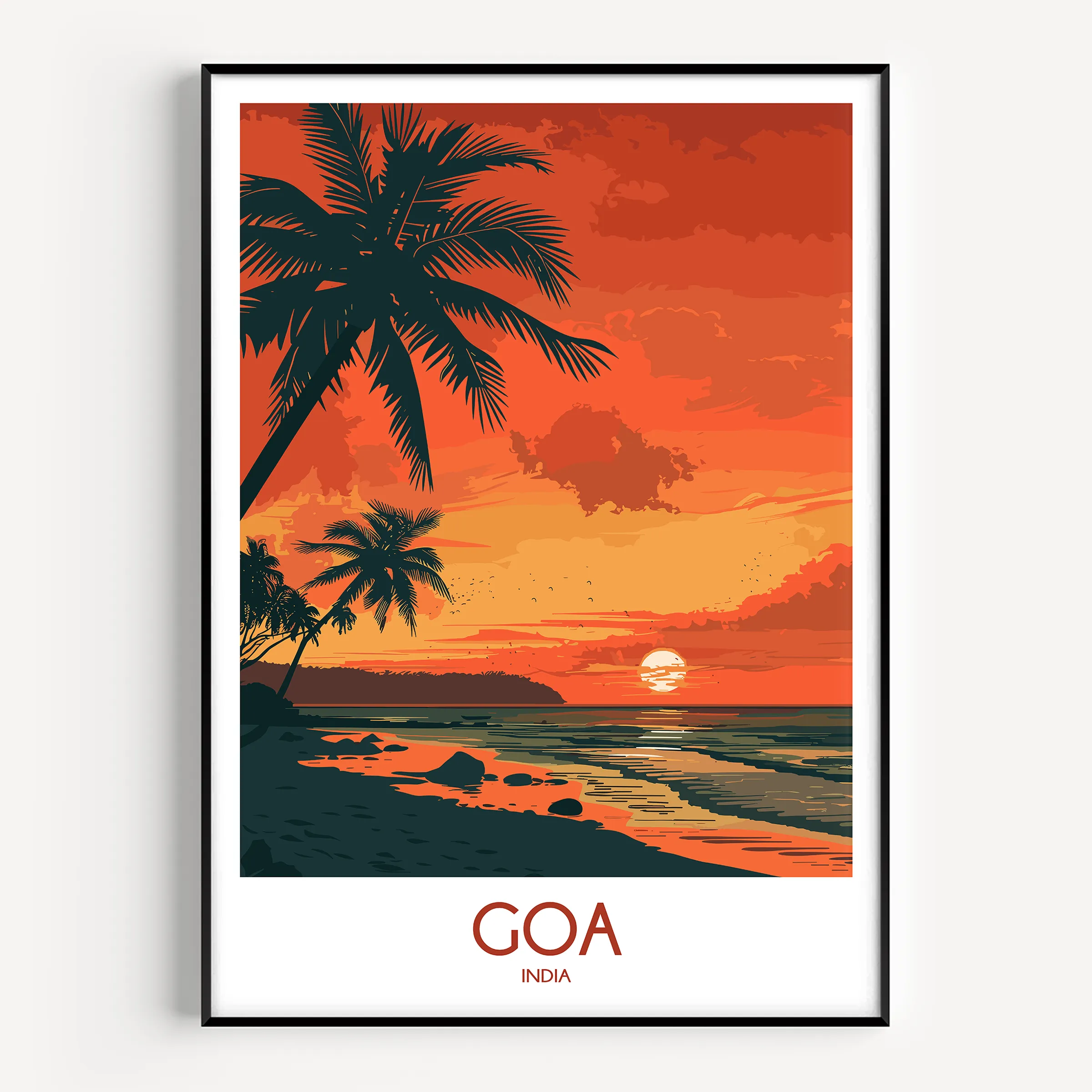 Goa Scenic Landscape Art