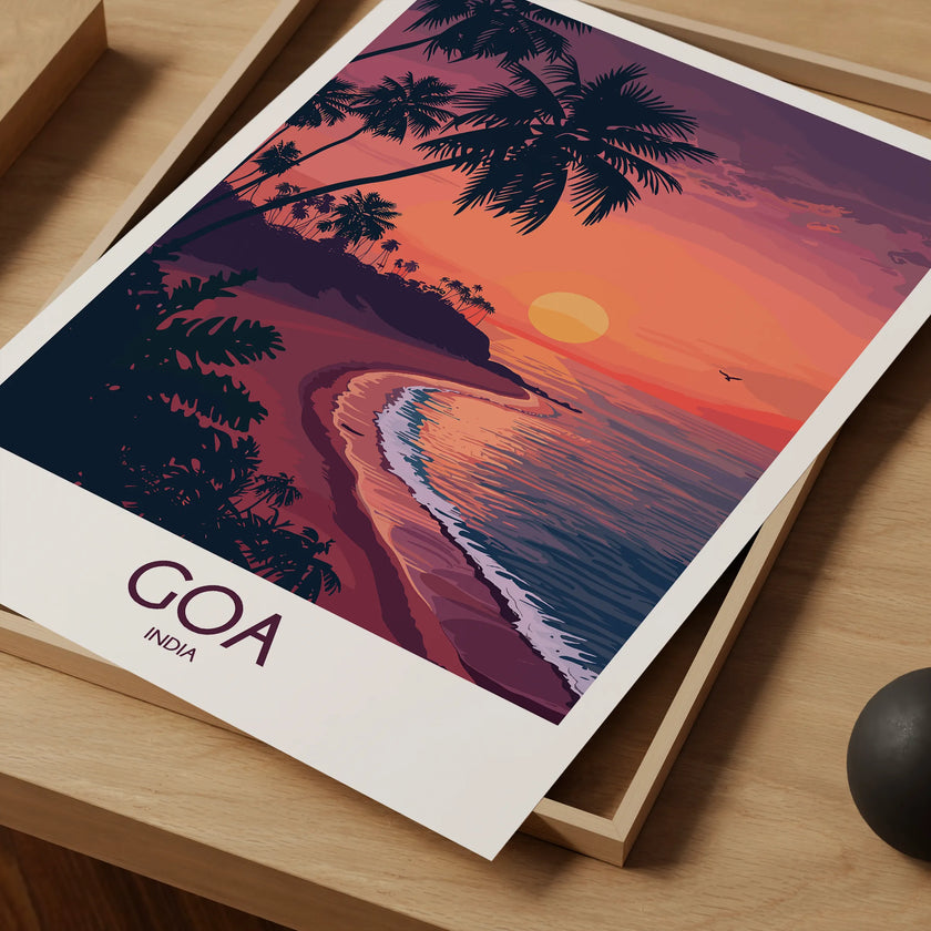 Goa Vintage Style Print