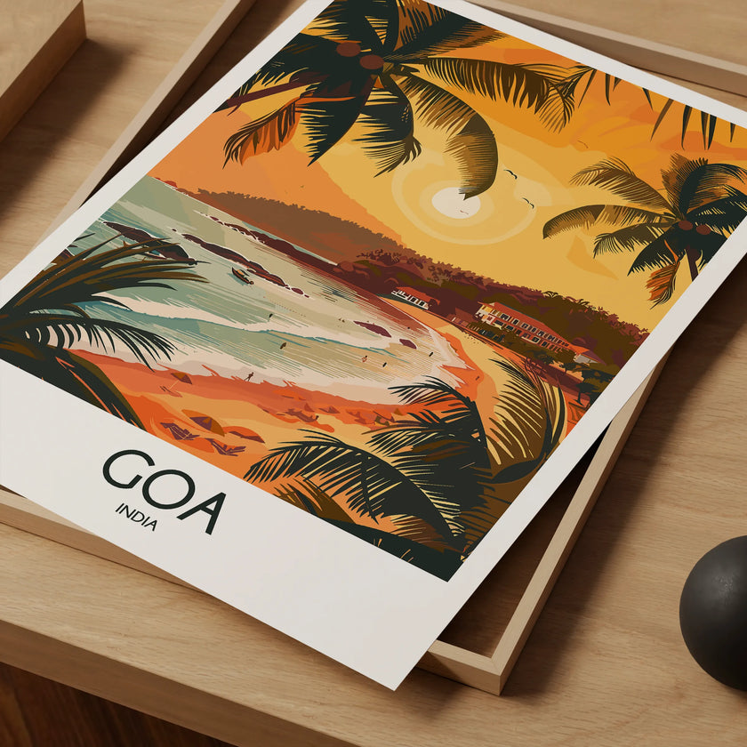 Goa Vintage Style Print