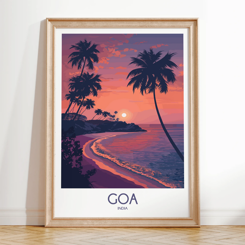 Goa Vintage Style Print
