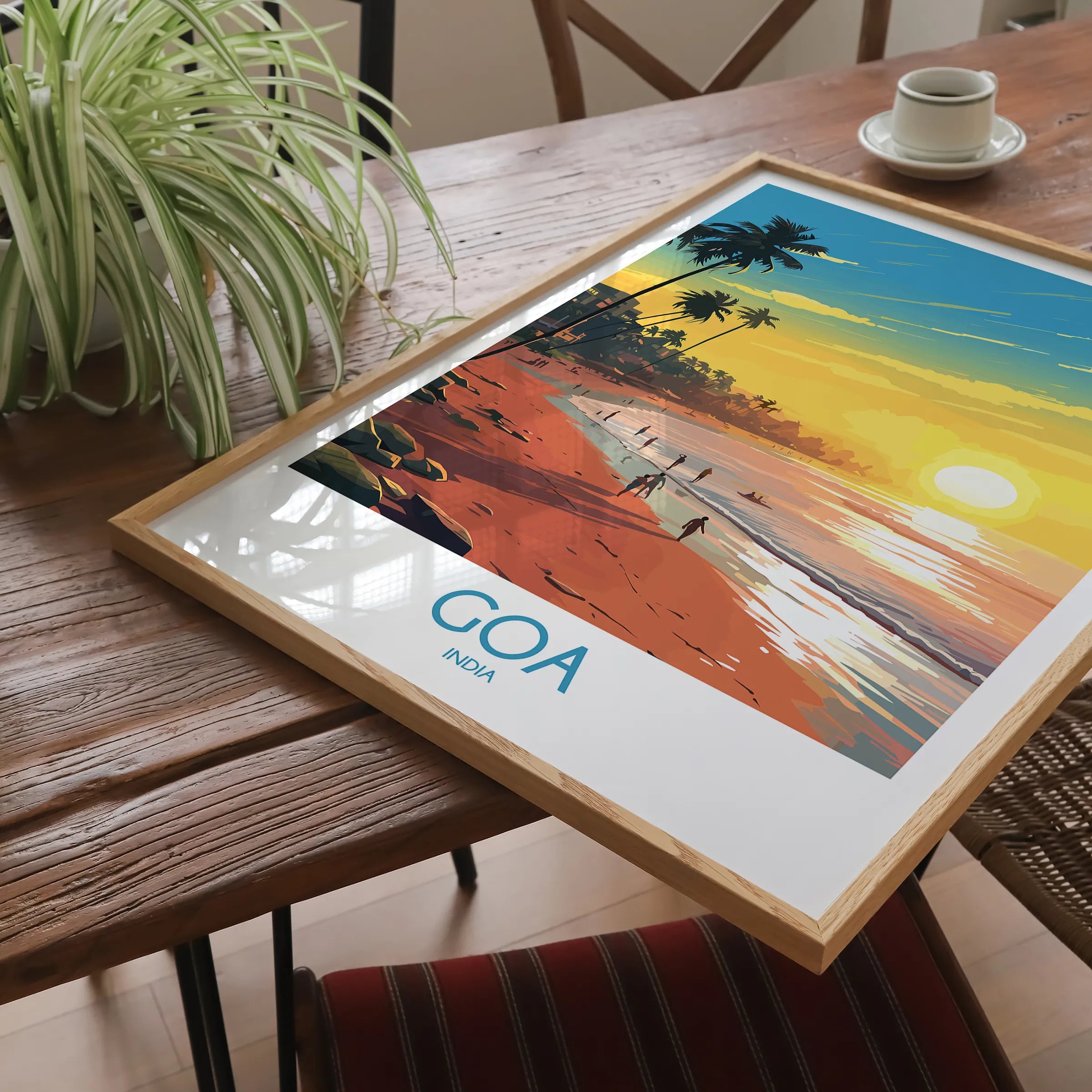 Goa Vintage Style Print