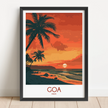Goa Vintage Style Print