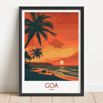 Goa Vintage Style Print