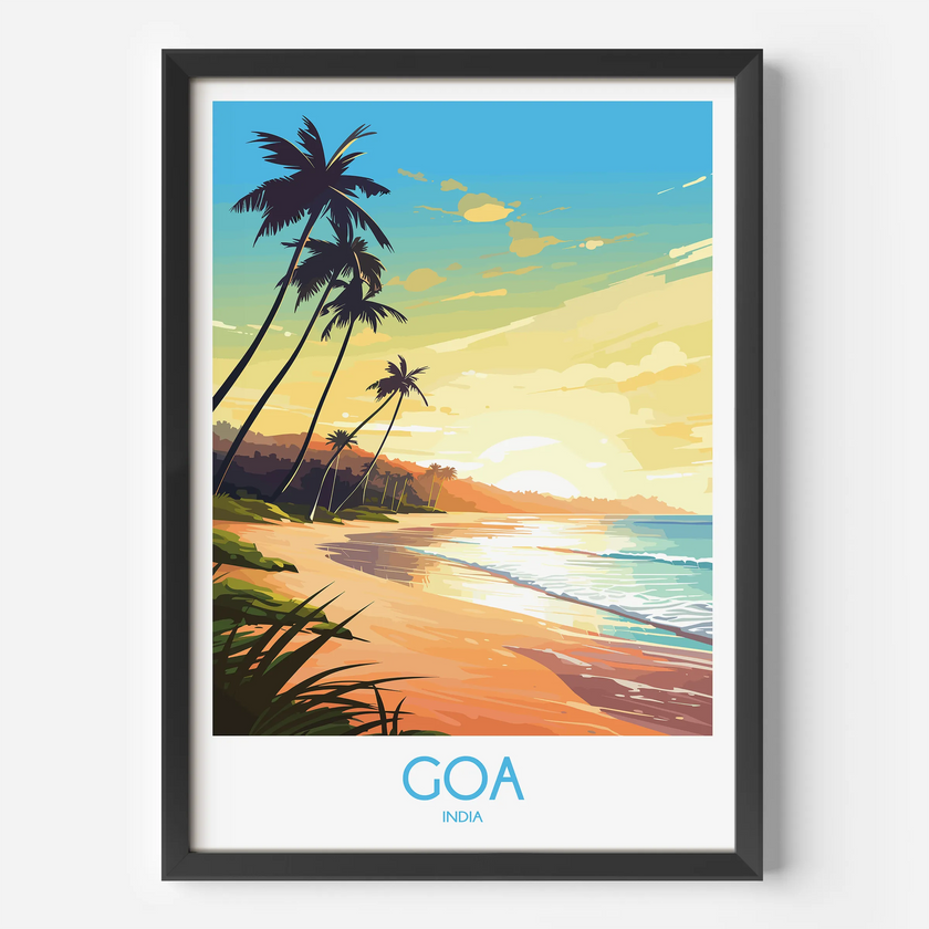 Goa Vintage Style Print