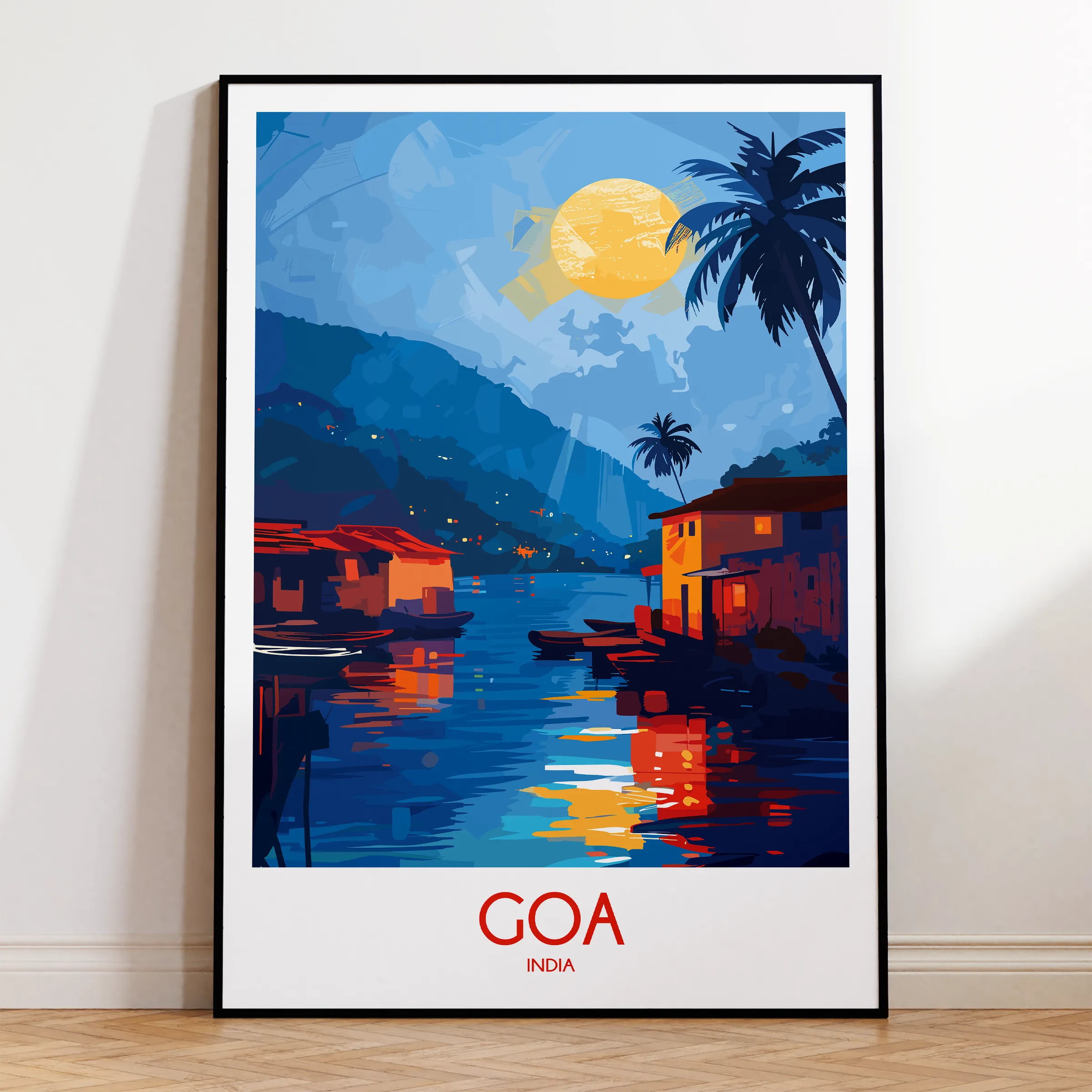 Goa Vintage Style Print