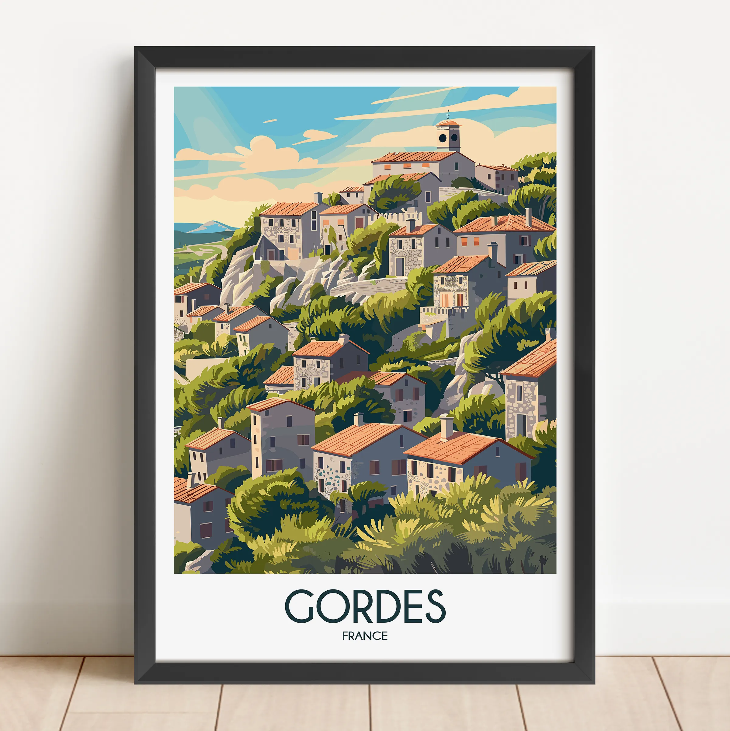 Gordes Minimalist Wall Art