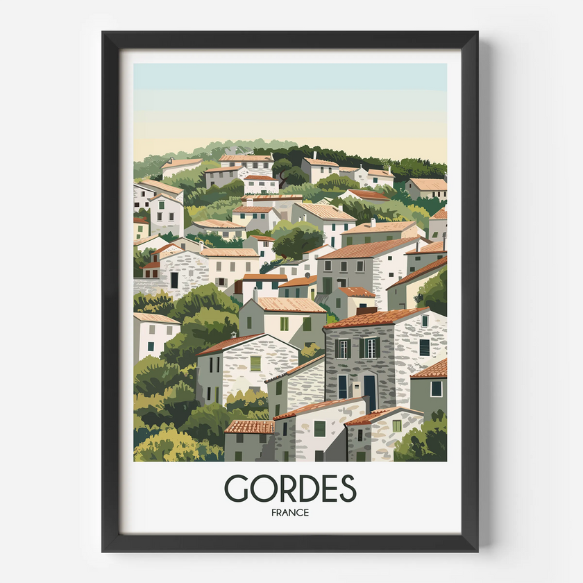 Gordes Souvenir Poster Print