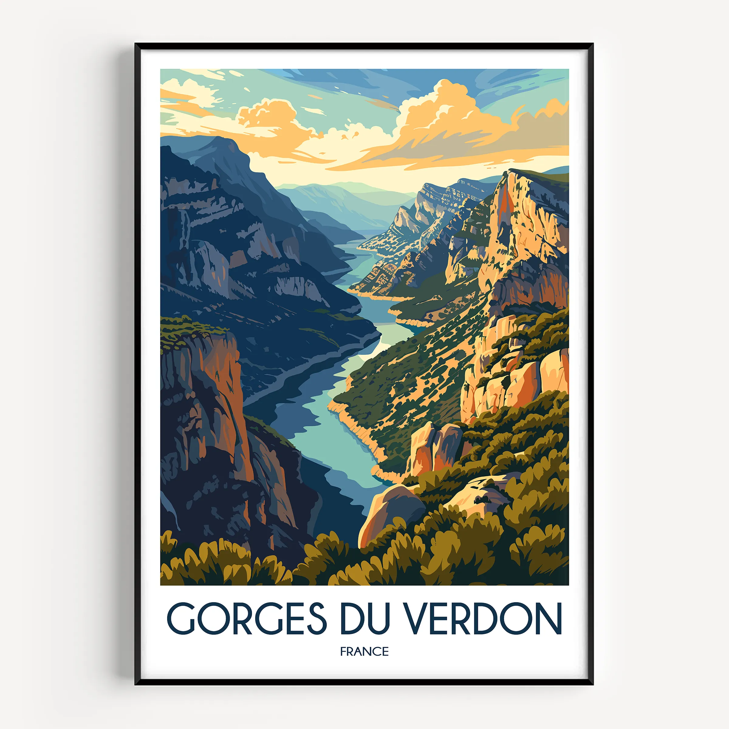 Gorges Du Verdon Gallery Quality Print