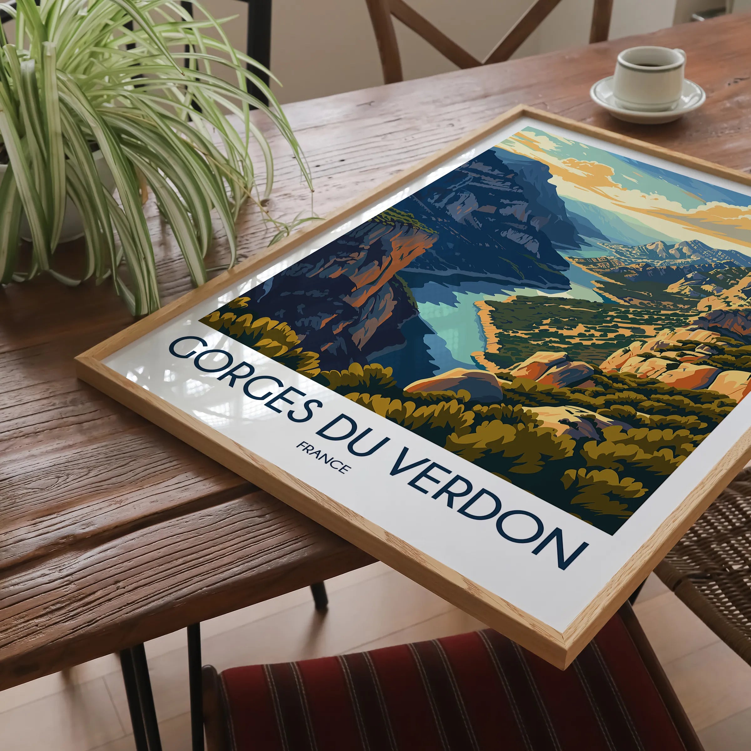 Gorges Du Verdon Souvenir Poster Print