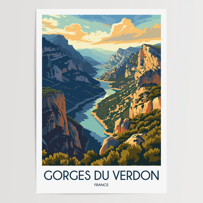Gorges Du Verdon Travel Memory Gift