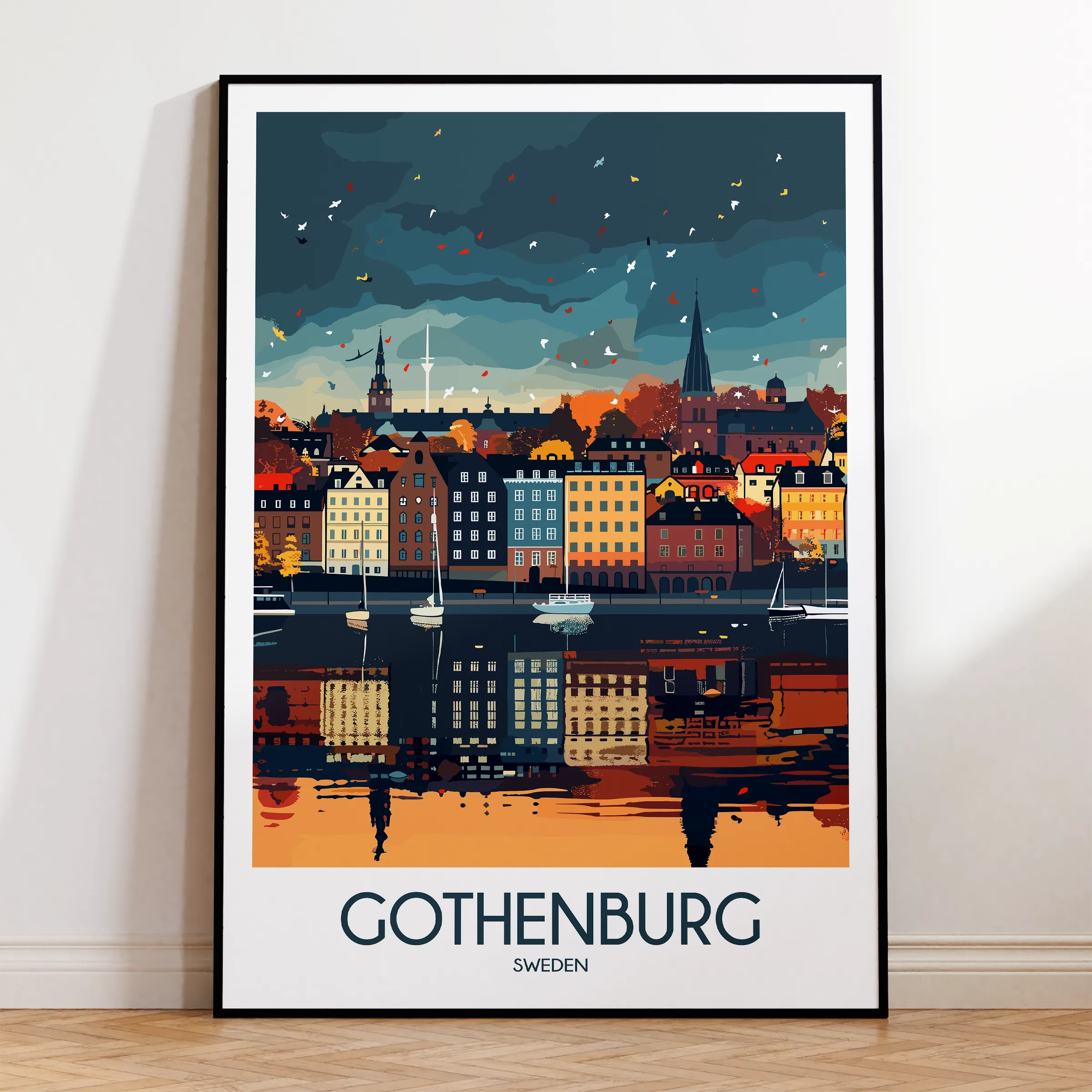 Gothenburg Destination Art Gift