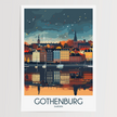 Gothenburg Modern Travel Poster