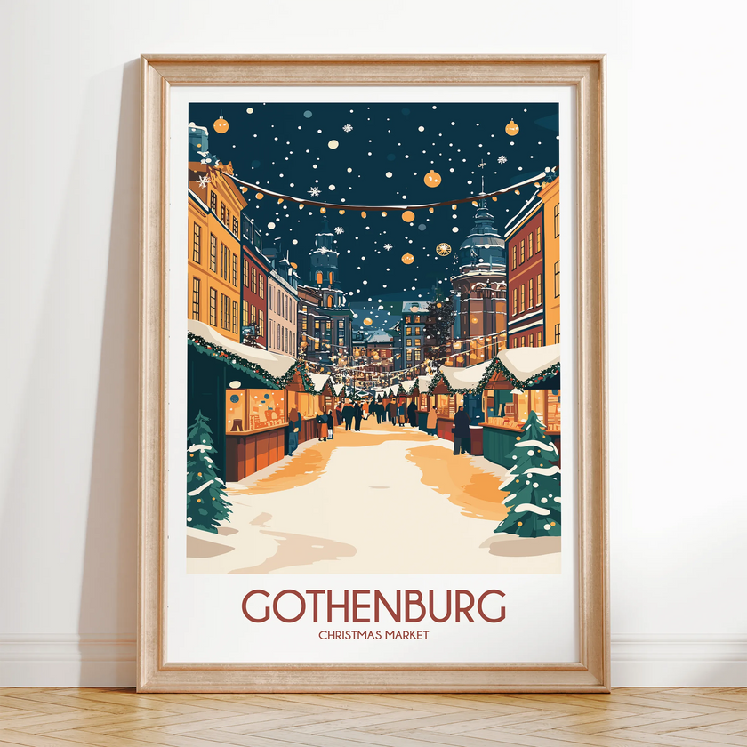 Gothenburg Souvenir Poster Print