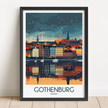 Gothenburg Souvenir Poster Print