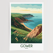 Gower Souvenir Poster Print
