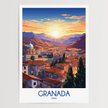 Granada Retro Travel Illustration