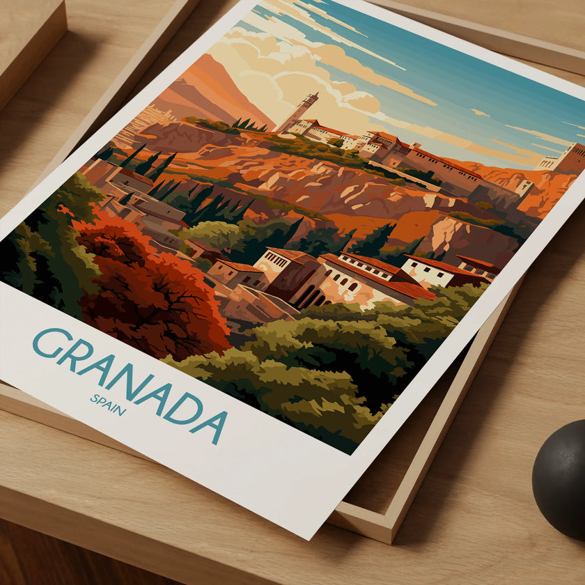 Granada Scenic Landscape Art
