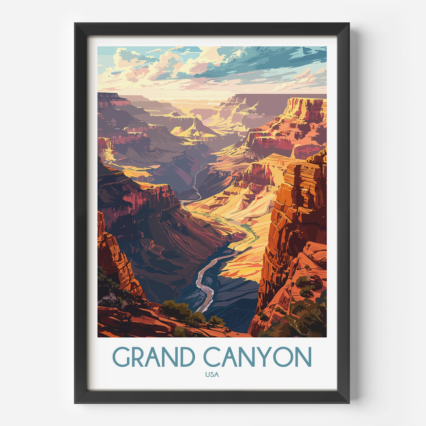 Grand Canyon Destination Art Gift
